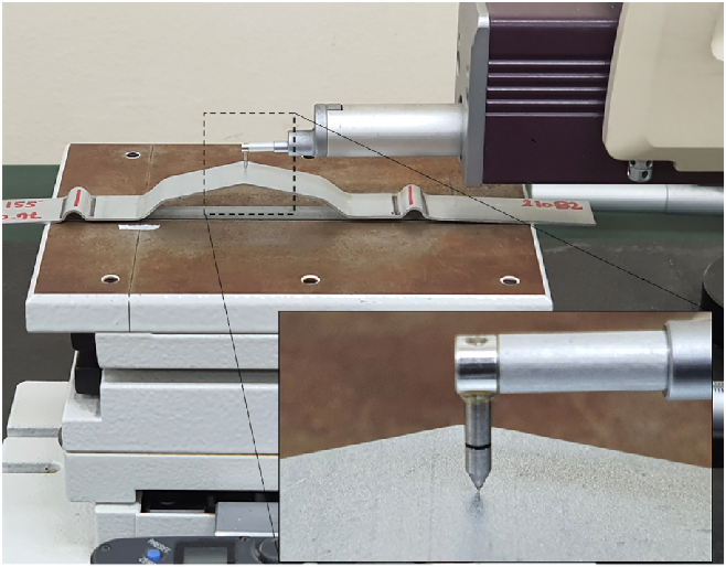 Surface profile Experimental Setup